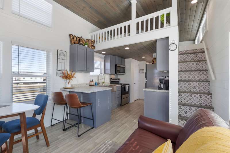 Blue Terrace | Covered Porch, Loft Bedroom, Grill