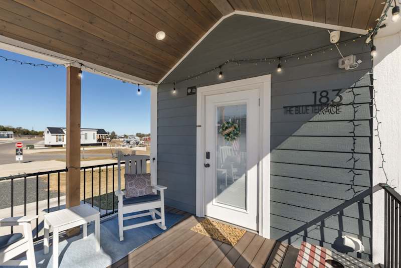 Blue Terrace | Covered Porch, Loft Bedroom, Grill