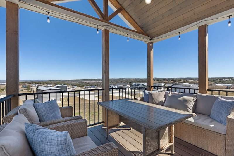 Blue Terrace | Covered Porch, Loft Bedroom, Grill