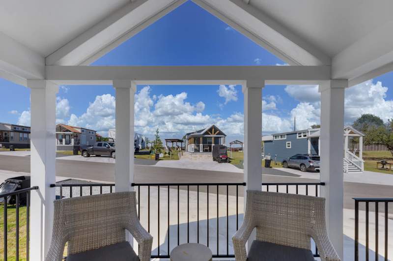 Bella Vista | Covered Porch | Electric Fireplace