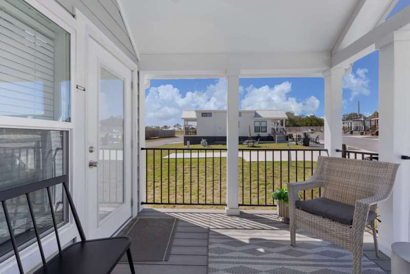 Bella Vista | Covered Porch | Electric Fireplace