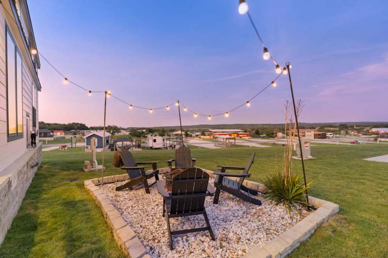 Tiny Tranquility | Fire Pit | Porch Swing